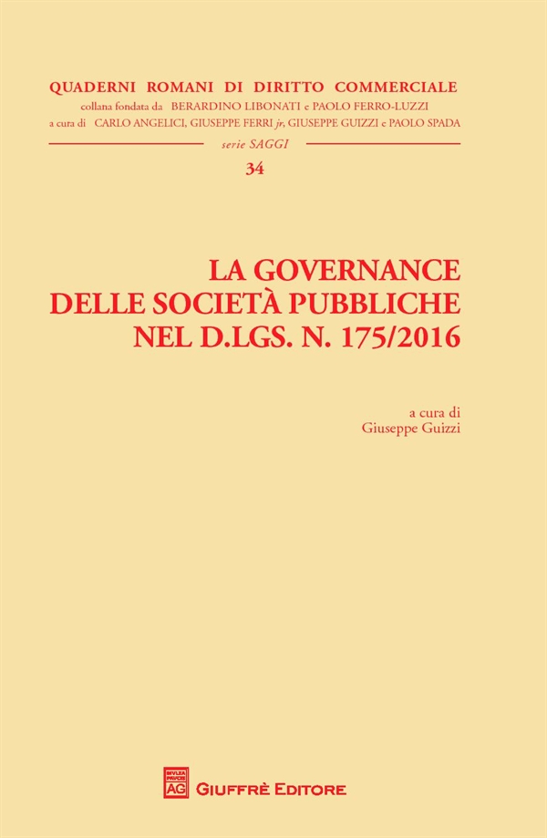 978-8814-221576 Governance Societa Pubbliche