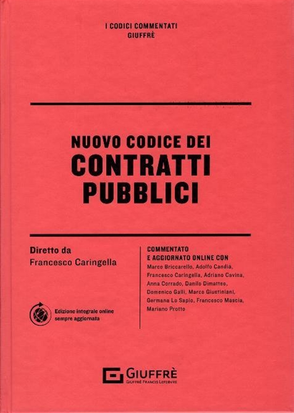 9788828849438 Caringella Codice Contratti Pubblici