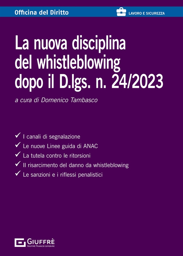 9788828855040 Tambasco Nuova Disciplina Whistleblowing