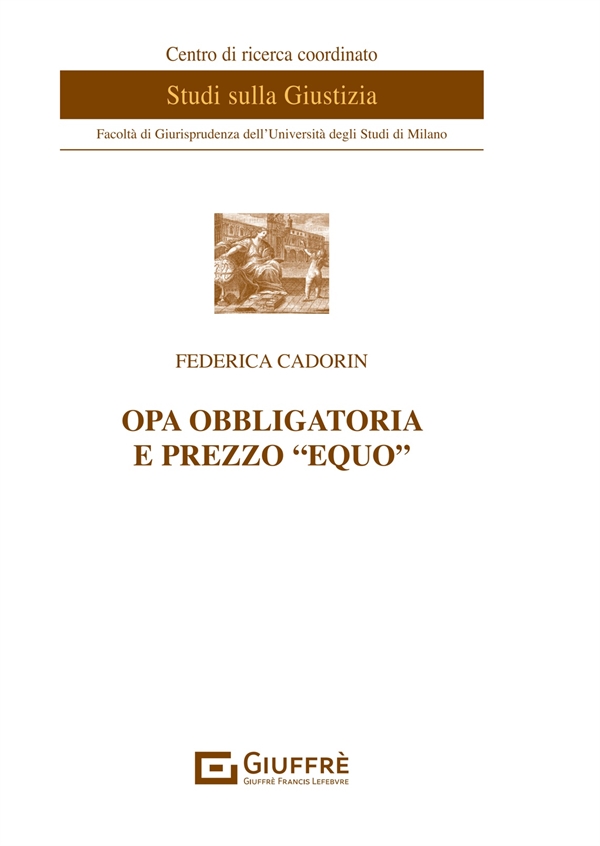 9788828862116 Cadorin Opa Obbligatoria Prezzo Equo