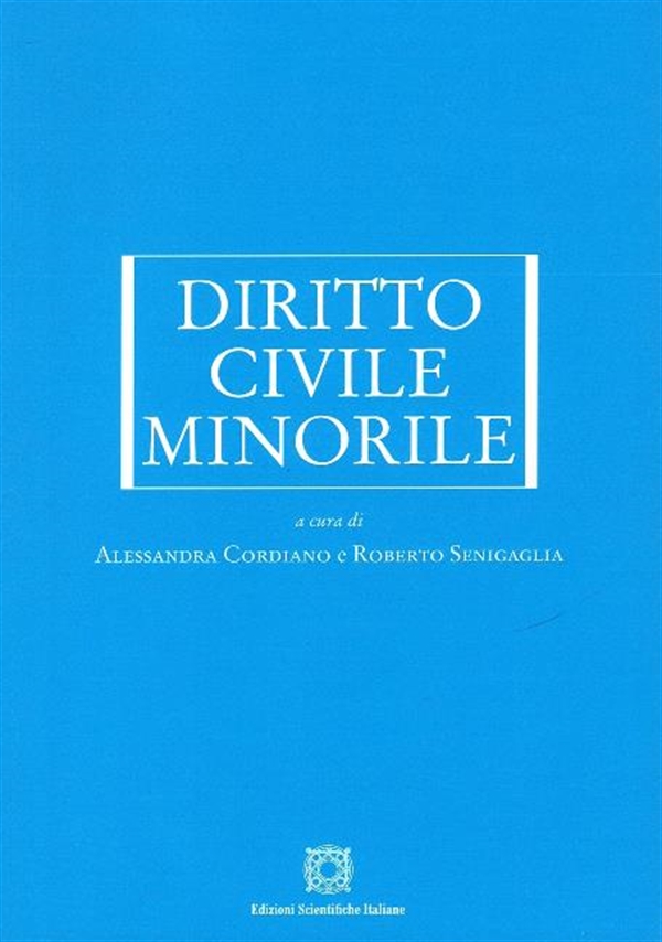 978-88495-48983 Cordiano Diritto Civile Minorile