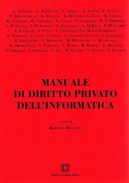 978-88495-53345 Manuale Diritto Informatica