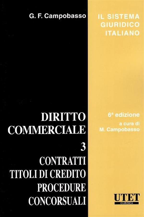978-88598-25074 Campobasso Diritto Commerciale 3