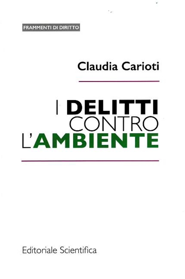 9791259763501 Carioti Delitti Contro Ambiente